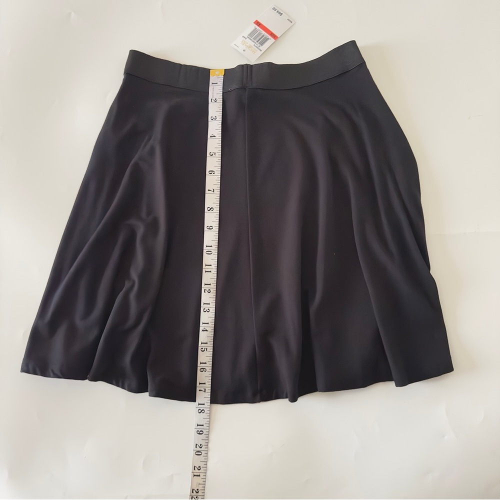 Michael Kors Black Mini Skater Skirt with Elastic Waistband, Women’s Casual XS - Picture 6 of 6